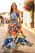 Floral Print Maxi Dress
