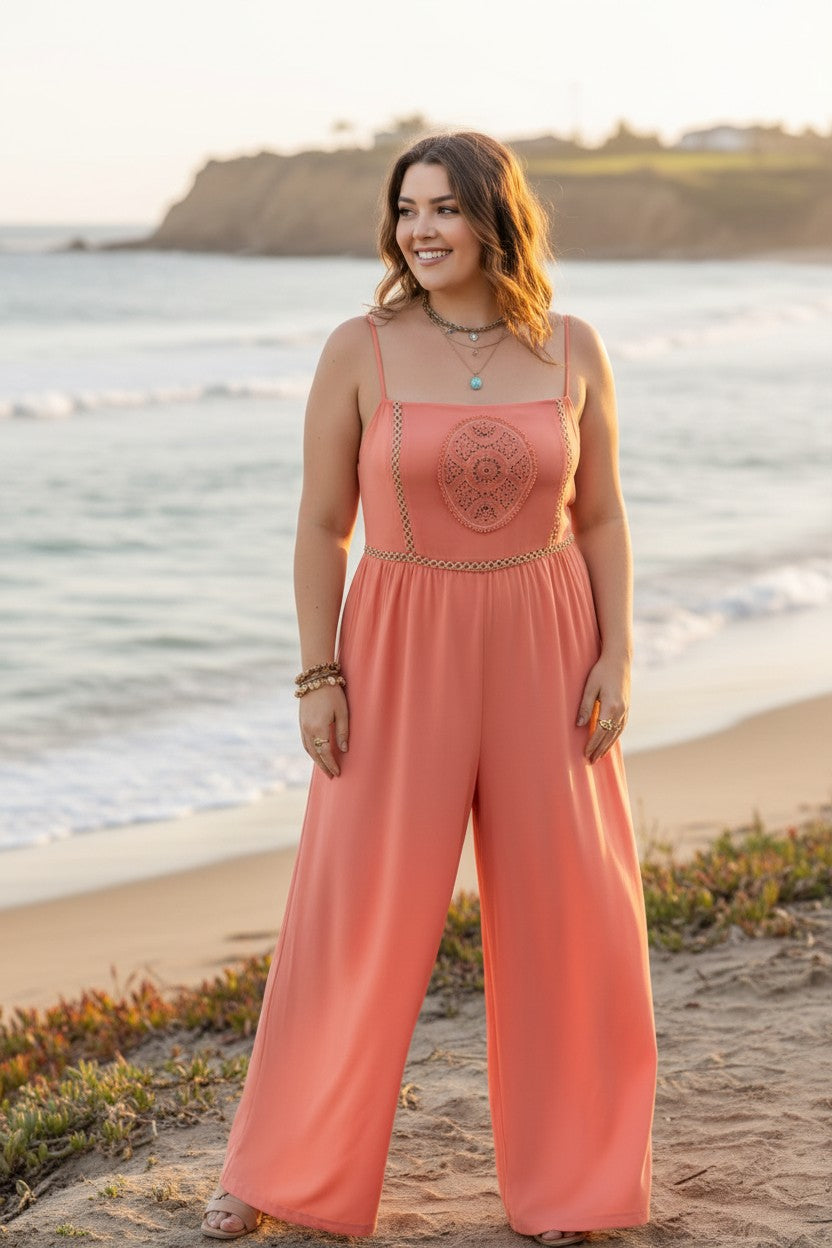 Lace Detail Jumpsuit