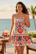 Floral Print Mini Dress