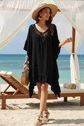 Cutout V‑Neck Cover‑Up