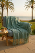 Elsie Fringe Throw Blanket