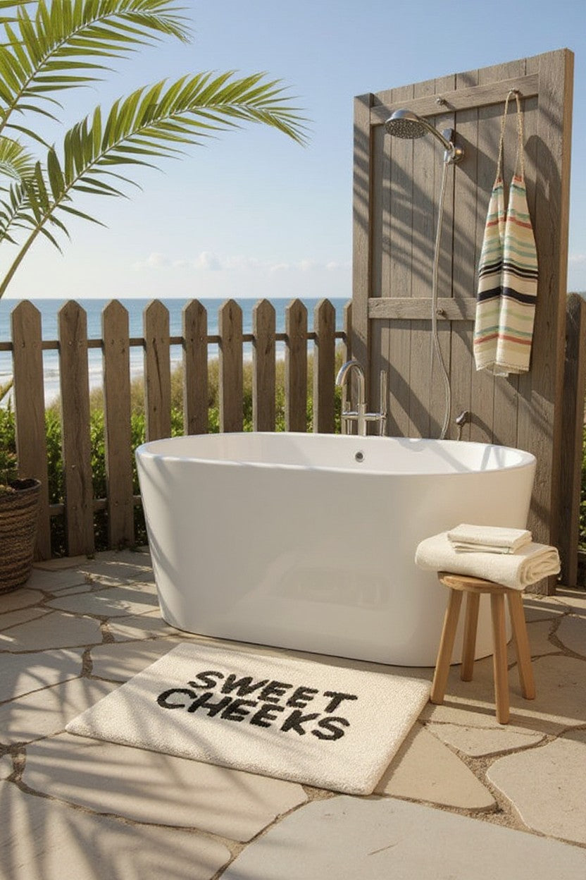 Sweet Cheeks Cotton Bathmat
