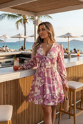 Floral Ruffle Hem Dress