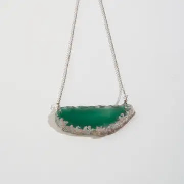 Agate Pendant Necklace