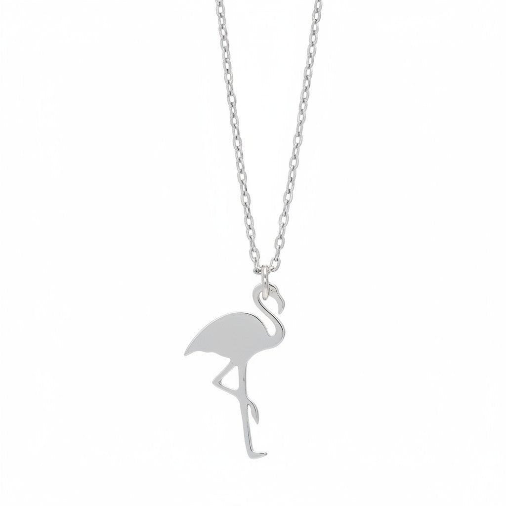 Flamingo Pendant Necklace