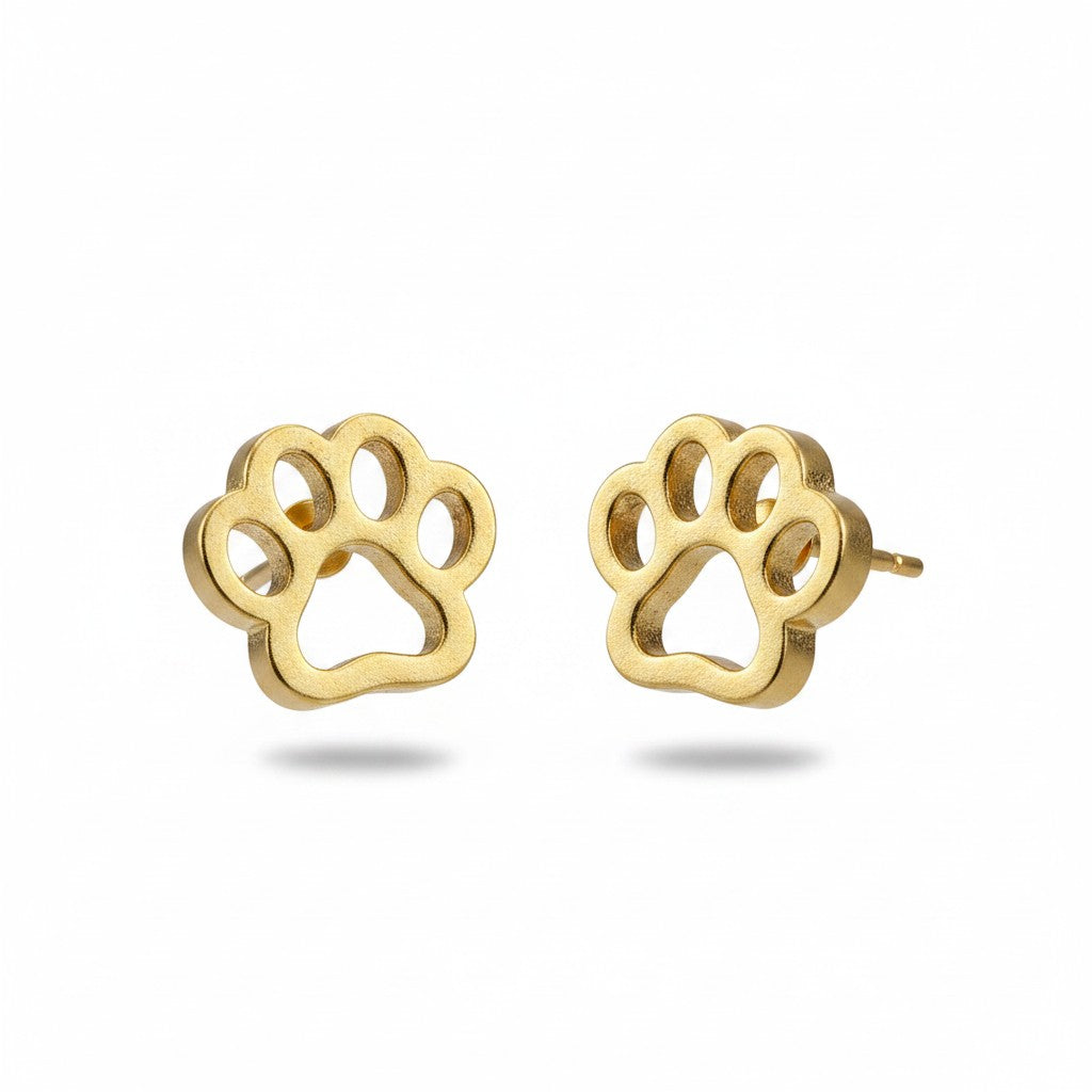Paw Print Studs