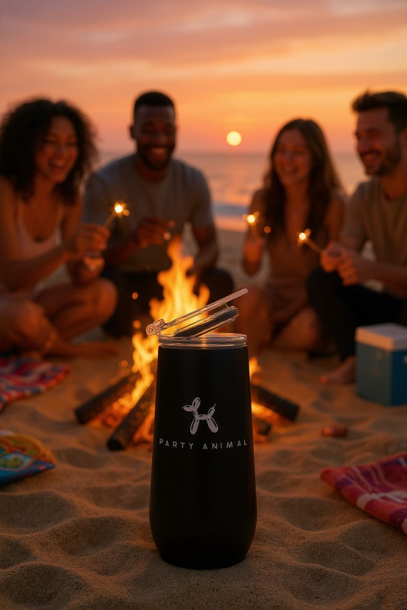 Party Animal Champagne Tumbler